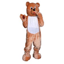 Costume De Mascotte En Peluche D'Ours Pour Adultes - Teddy Bear Mascot
