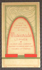 CARTE PARFUMÉE - L.T. PIVER - MASCARADE - CARTE BRIDGE -