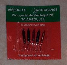 5 ampoules de rechange pour
