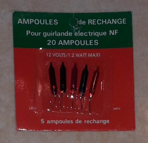 Ampoules rechange pour - 5,