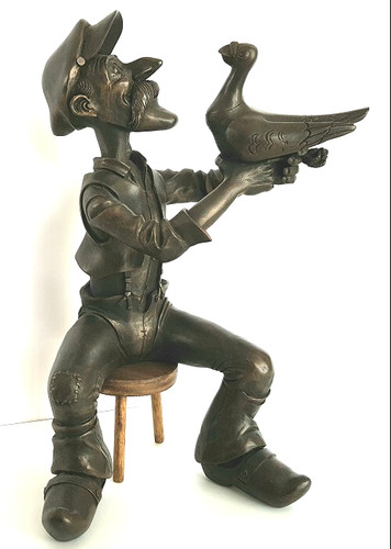 Walthéry sculpture vieux - le,