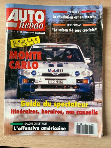 Auto hebdo 1993 - hebdo, 12/01/1993