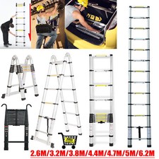2.6-6.2m chelle télescopique escabeau chelle pliante chelle multifonctionnelle