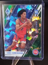 2021-22 Panini Chronicles Phoenix Basketball - Green Ice #666 Cade Cunningham-RC