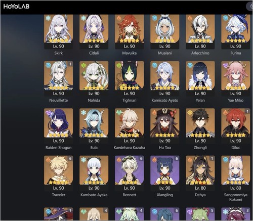 Compte genshin impact - eu,