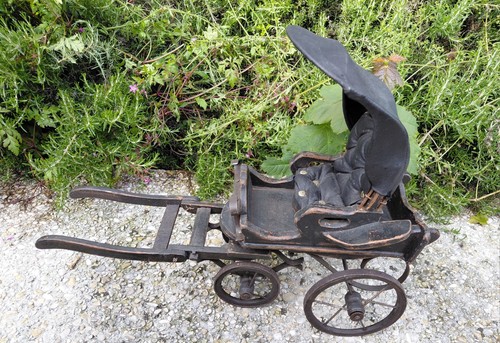 Ancienne carriole miniature - ancienne,