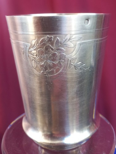 Timbale baptême argent - baptême,