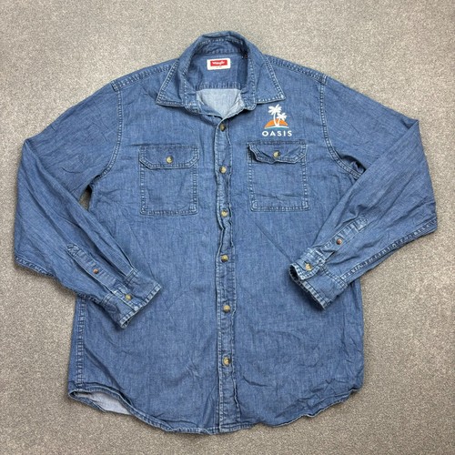 Chemise jean wrangler - jean,