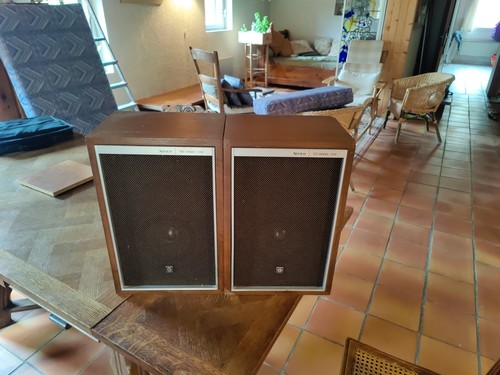 Paire enceintes vintage - paire,