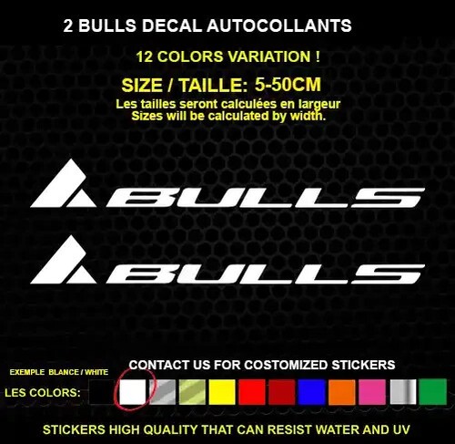 Bulls autocollant - 2,