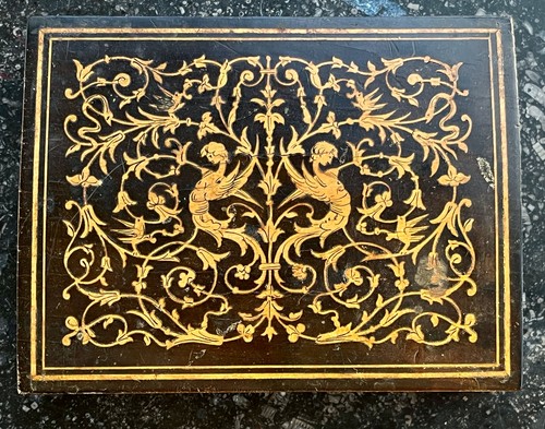 Boite marqueterie ancienne - boite,