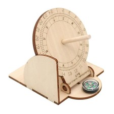 Puzzle 3d De Jouet Pliable Horloge Enfants Jouet En Bois Modèle Scientifique