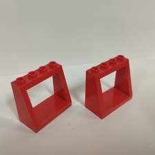 VINTAGE pièces lego murs  rouge    en l état )