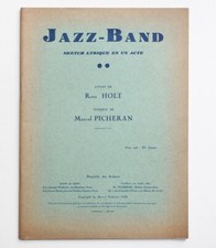 MARCEL PICHERAN Jazz-Band score music sheet french 1932 ENVOI AUTOGRAPHED