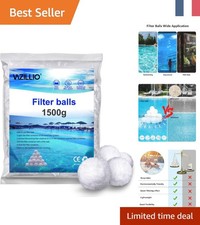 Filtre de Piscine Innovant 1500g - Remplaçant Sable et Économie d'Énergie