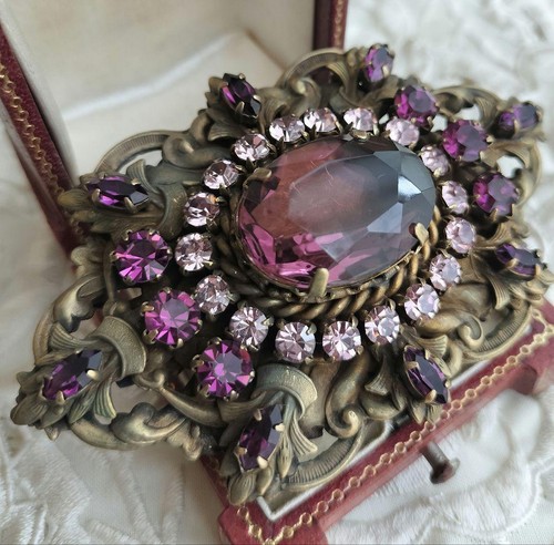 Broche vintage avec - en,