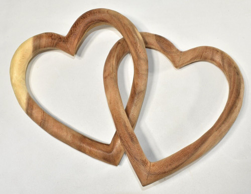 Linked interlocking hearts - linked,