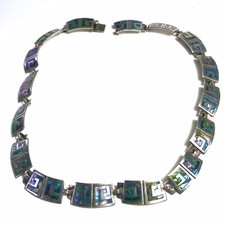 Superbe Collier Argent Massif