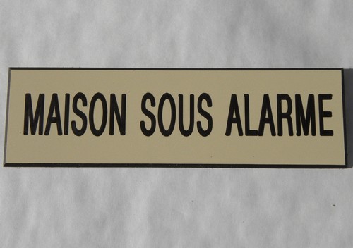 Plaque gravée maison - "maison, sous