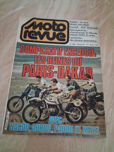 Magazine moto revue 1981 - revue,