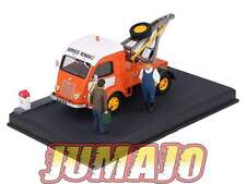 NB9 Voiture IXO 1/43 Diorama Route bleue RENAULT Galion Goelette le dépannage