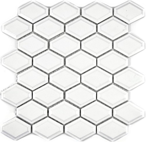 Mosaïque céramique blanc - céramique,