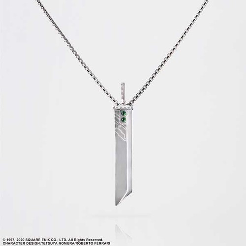 Collier argent final fantasy - collier,