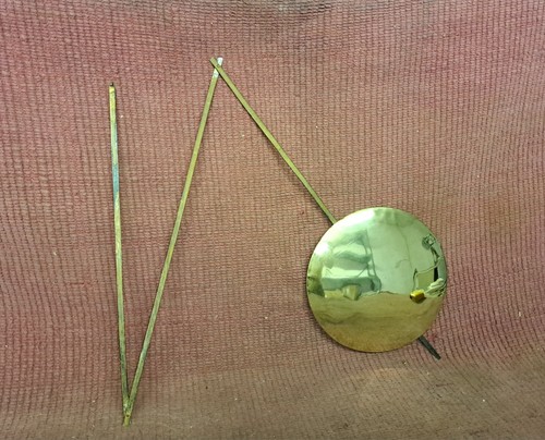 Ancien balancier horloge - ancien, d'horloge