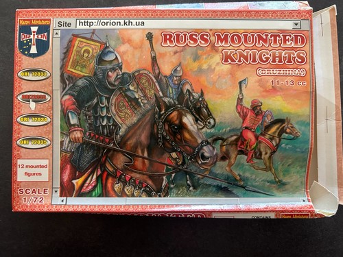 Figurines moyen age - 1/72,