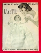 Cahiers du jardin des modes n° 109 - Layette - Tricot - Mode - Couture - 1956