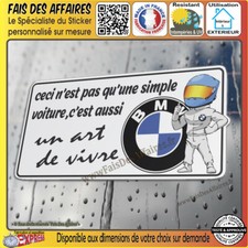 Sticker autocollant bmw
