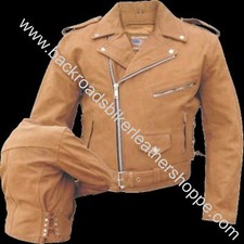 MENS BROWN BUFFALO LEATHER