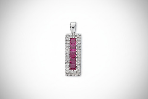 Pendentif rectangulaire or - pendentif,