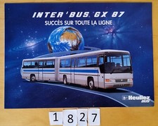 HEULIEZ BUS INTER GX 87 Prospectus 4 pages Fr 2/1996
