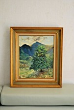 Tableau peinture à l'huile Jean Torthe  1930 Agenais Montagne Pyrénées Auvergne