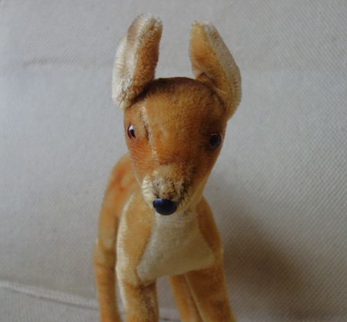 Rare ancienne peluche - rare, faon