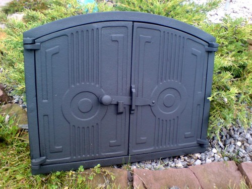 Porte four poêle - porte,