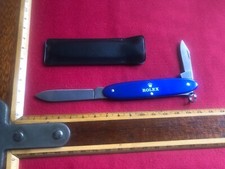 couteau WENGER DELMONT MONTRE ROLEX alox ? ancien antique swiss knife messer