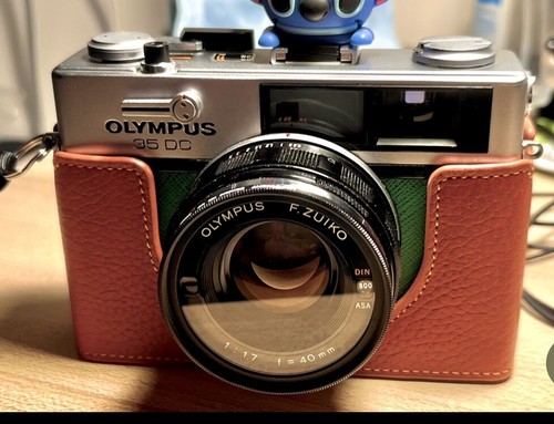 Handmade leather half camera - handmade,