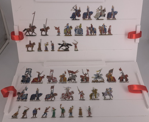 Lot plats d - 42, d'Étain