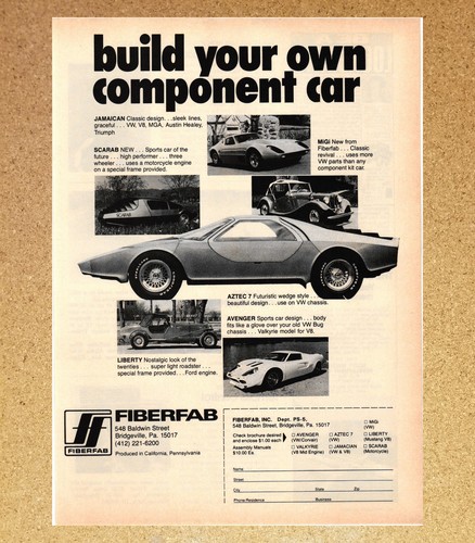 Fiberfab fiberglass car - car, body
