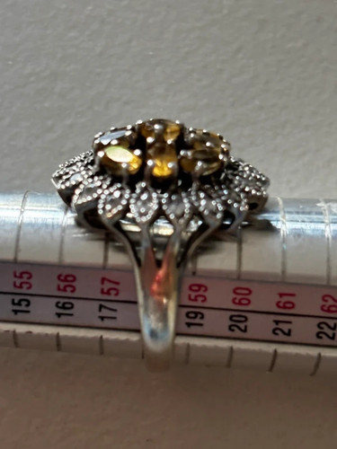 Bague cocktail rosace - , en