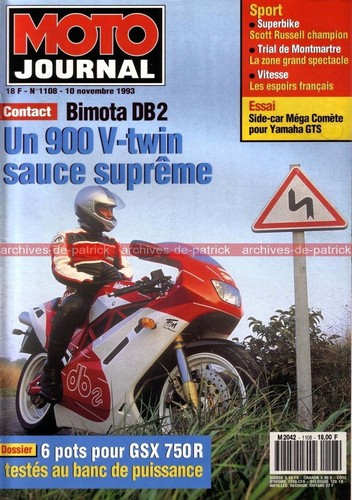 Moto journal 1108 essai road - moto,