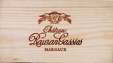 Château RAUZAN-GASSIES  Médoc MARGAUX ESTAMPE Vin Bordeaux Façade Caisse