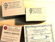 Lot de 6  boites en carton de