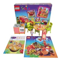 Lego Scala 3115 Spicy Kitchen Cuisine Vintage Boîte Notice Figurines Bonus Tbe