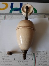 Ancien contre poids en porcelaine pour lampe monte et baisse.