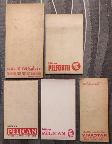Lot anciens carnets - lot, 5