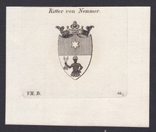 1820 Nemmer Chevalier Blason