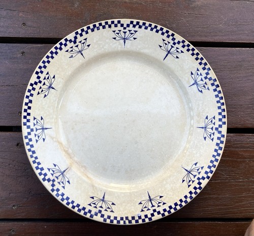 Plat rond terre fer - plat,